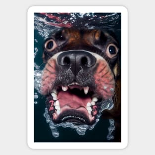 Dogs in Water #4 Sticker